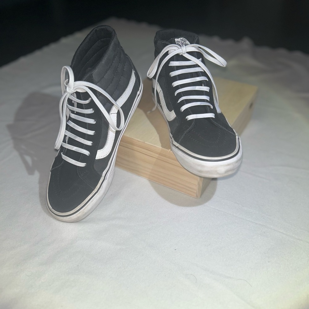 Vans Black and White checker Skate Shoes